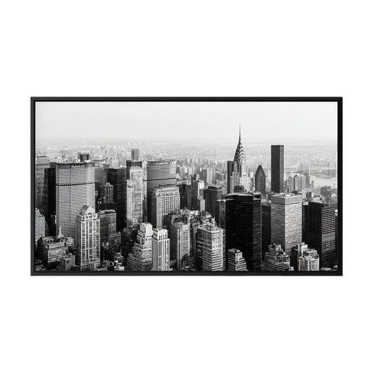 Rymdkf Urban Skyline Black & White Framed Photography